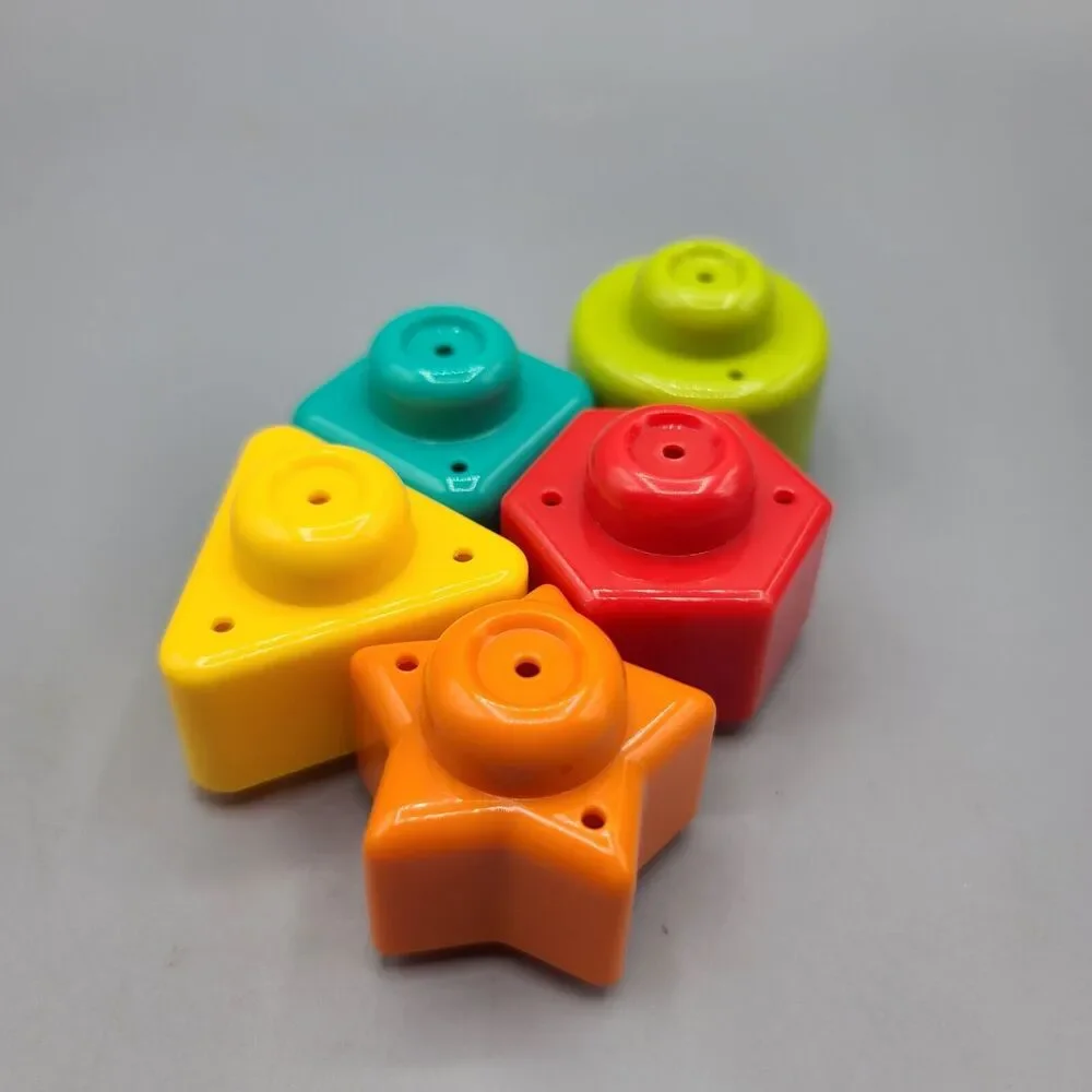 Infantino Elephant Shape Sorter Revolving Center Complete 5 Shapes